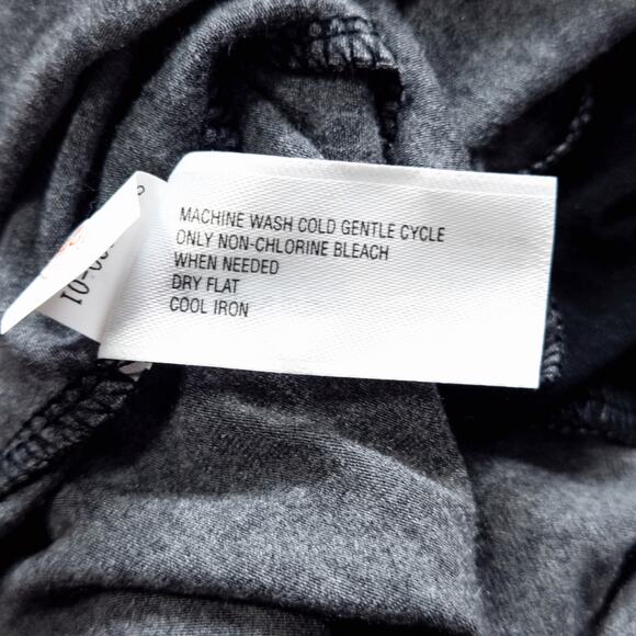 GAP Women’s Maxi Dress Black Gray Stripe Retro Softstripe Colorblock 90s Large - Picture 7 of 8